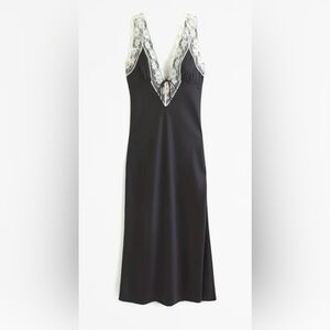 Abercrombie Lace Detail Midi Dress